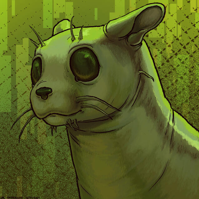 Digital - Clip Studio Paint. Fan art of the game Rain World.