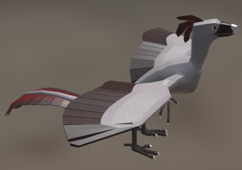 Modeled in Maya.